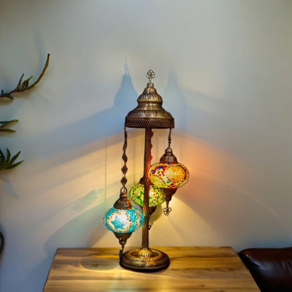 3 Globe Floor Lamp (10" Globes)