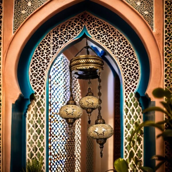 3 Globe Spiral Chandelier (10" Globes)