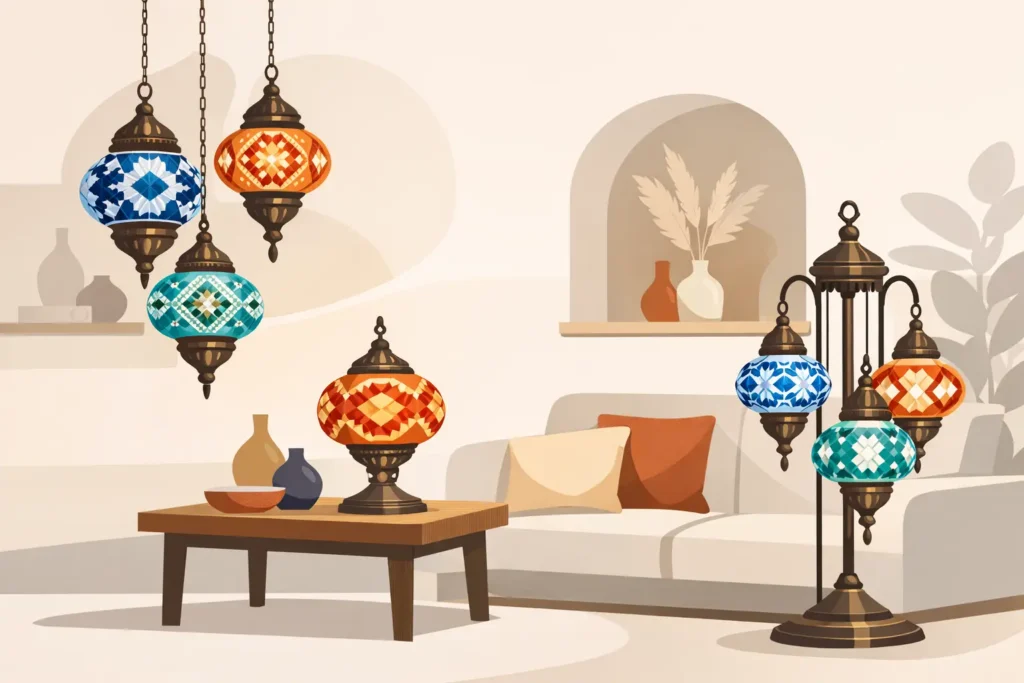 How to Style Turkish Lamps at Home