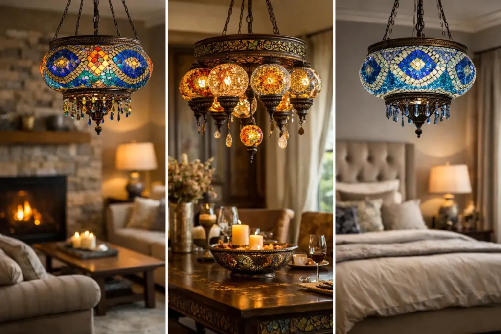 What Rooms Suit Mosaic Chandeliers Best?