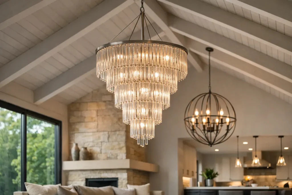 Custom Chandeliers for Vaulted Ceilings