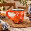 HEART SHAPE MUG ORANGE