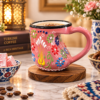 HEART SHAPE MUG PINK